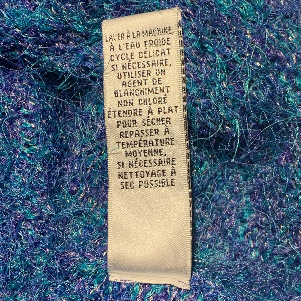 Fuzzy Cozy Multi-Colored Sweater - Picture 9 of 12